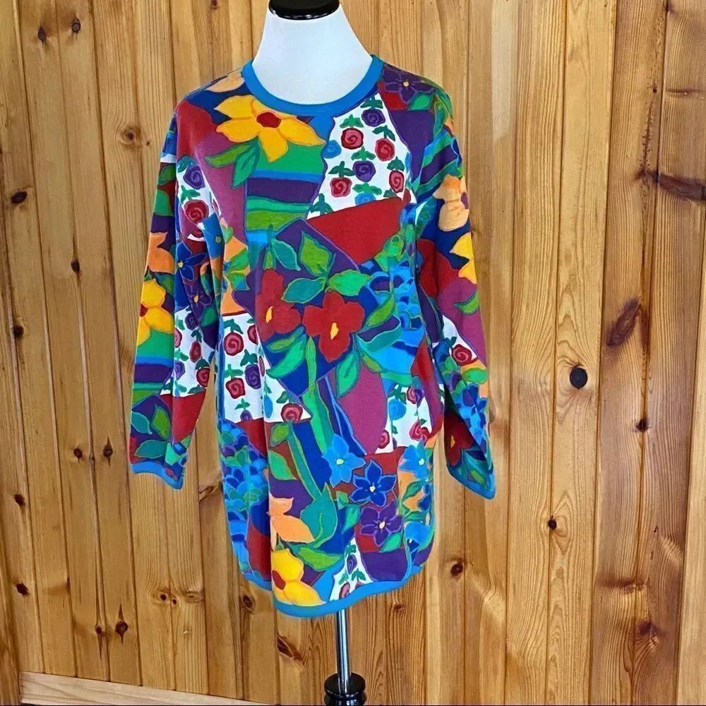 YS Sport by YoungStuff Vintage Floral Sweatshirt